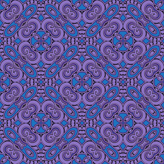 Blue seamless pattern