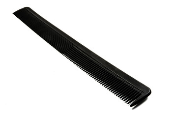 black hairdresser tool on white background