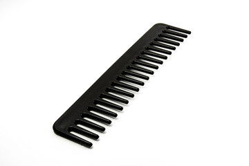 black hairdresser tool on white background