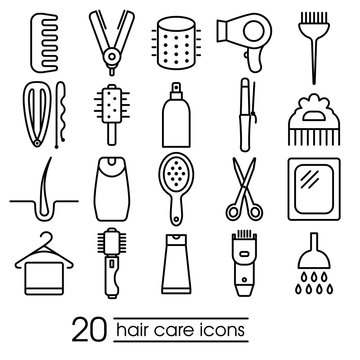 Hair Care Icons