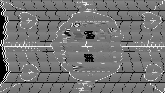 TV Noise 0959: TV Test Card malfunction (Video Loop).