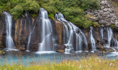 Hraunfossar Waterfalls