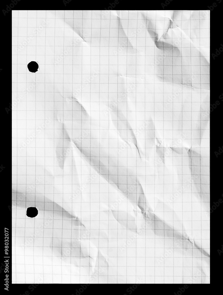 Poster graph grid notebook squared paper with copy space