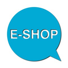 Speech Bubble e shop with shadow