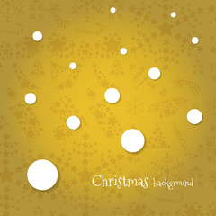 Christmas background in flat design