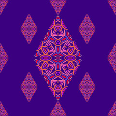 Oriental vector seamless pattern. 