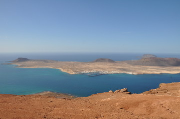 Blick nach La Graciosa