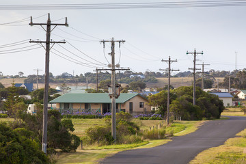 Electricity in small Australian village