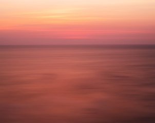 Fototapeta premium Orange pink milk sunset abstraction