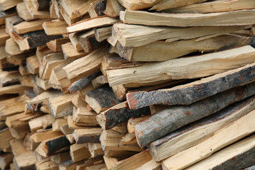 firewood background.