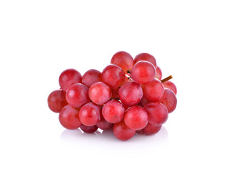 Fresh grape on white background