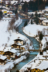 Mountains ski resort Bad Gastein Austria