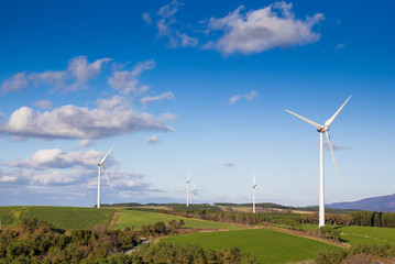 Fototapeta premium Windmill on hill