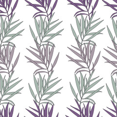Fototapeta premium Floral design seamless background texture pattern