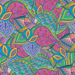 Vector peaches background