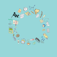 Vector frame background