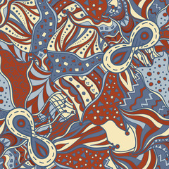 Vector infinity abstract pattern