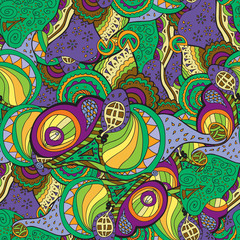 Doodle seamless pattern. Abstract pattern for web design, textile, wallpaper and backgrounds.