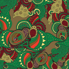 Doodle seamless pattern. Abstract pattern for web design, textile, wallpaper and backgrounds.