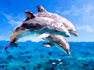 Obraz premium dolphin