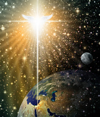 Angelic Star over Bethlehem and Earth