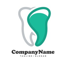 Dentist Dental Tooth vector logo icon