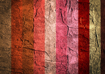 Texture of old concrete wall background. Color stripes