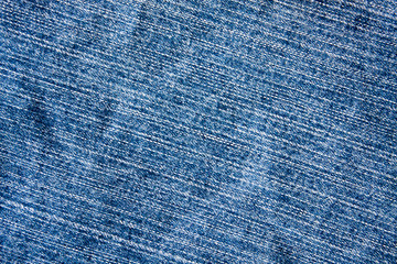 Close up of blue jeans