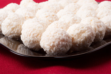 White coconut candy