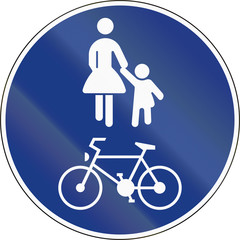 Shared Use Path With single Lane in Slovenia