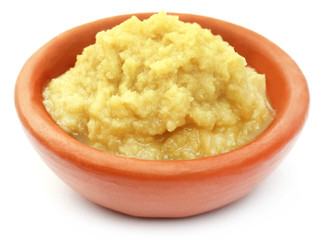Mashed ginger