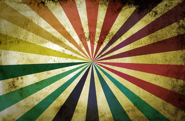 Multicolor Sunbeams grunge background 