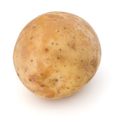 new potato tuber isolated on white background cutout