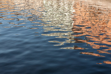 abstract reflection in water