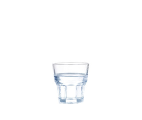 water glass isolated with clipping path included