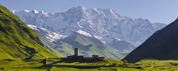 Mountain panorama in Georgia