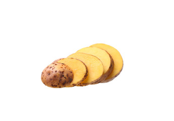 potato isolated on white background