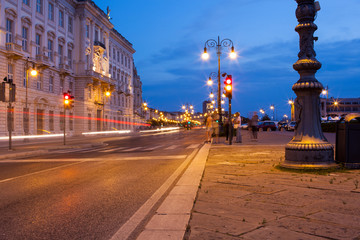 Fototapeta na wymiar Street of Trieste