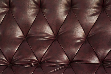 Naklejka premium Genuine leather upholstery background for a luxury decoration in