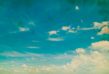 Fototapeta na wymiar vintage sky