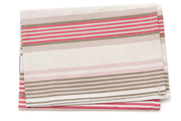 napkin on white background isolated