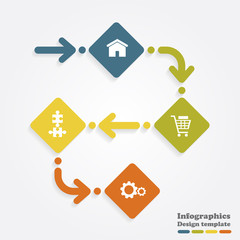 Infographic design template. Vector illustration.