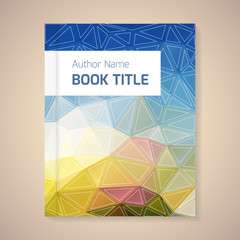 Vector template for book title