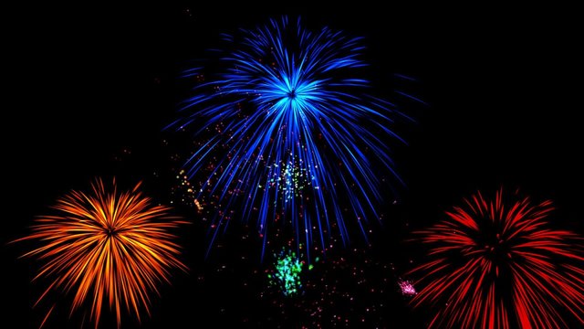 Fireworks animation . HD Resolution 