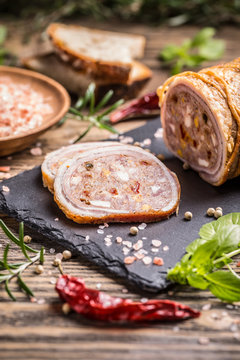 Stuffed Pork Roulade