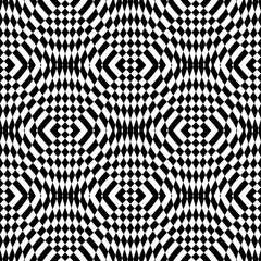 Design seamless monochrome checkered background