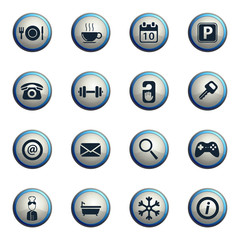 Hotel simply icons