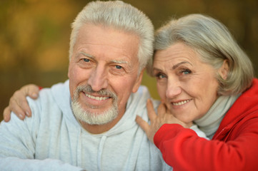 Happy fit senior couple