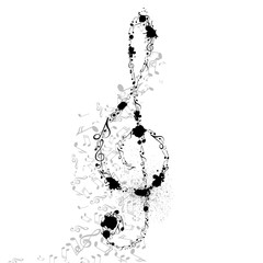 Vector Illustration of an Abstract Music Design