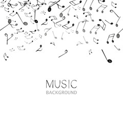 Vector Illustration of an Abstract Music Design